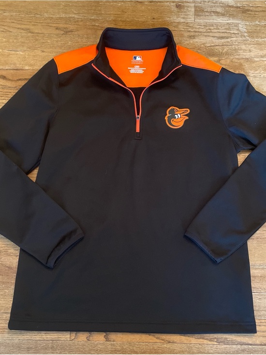 Genuine Merchandise Other - Genuine Merchandise MLB Pullover - Black & Orange
